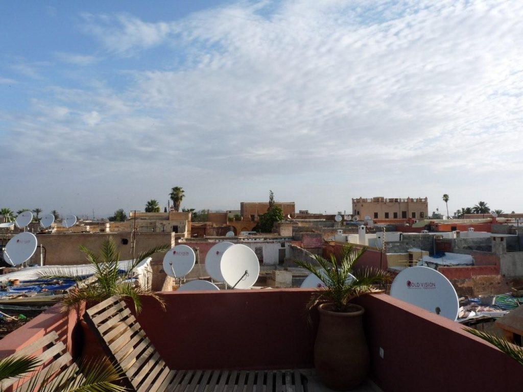 les toits de Marrakech (Maroc)