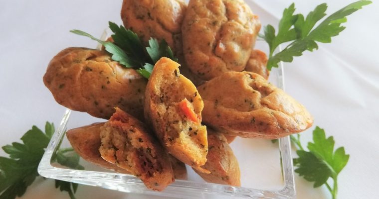 Madeleines aux tomates séchées