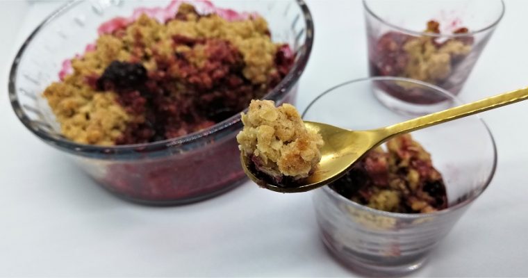 Crumble aux mûres