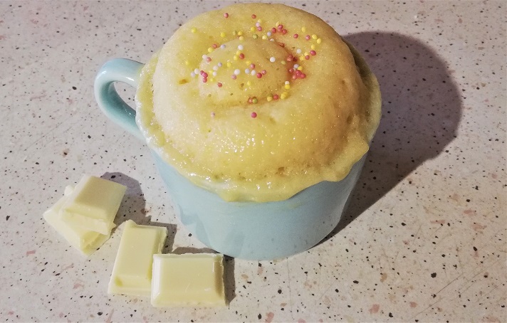 Mug Cake Chocolat Blanc