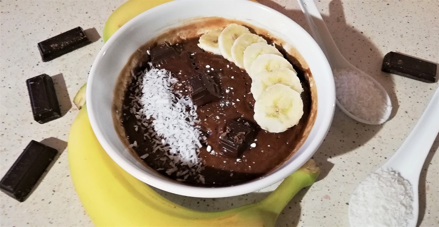 Mug Cake Choco Banane