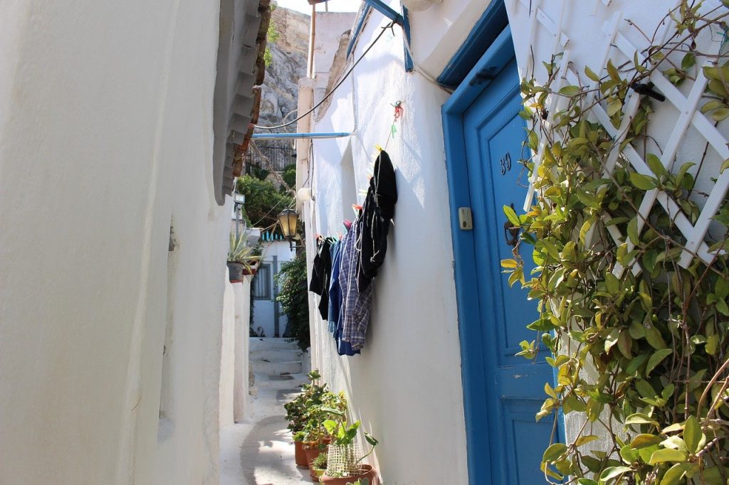 ruelle de Plaka en Grèce