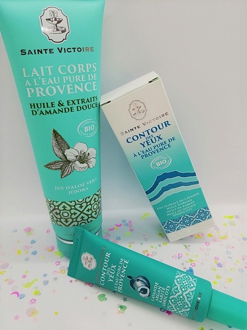 gamme de soins pour le corps de la marque sainte-victoire