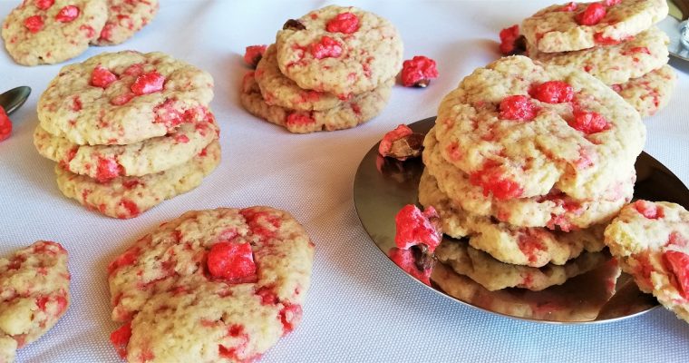 Cookies Vegan aux pralines roses