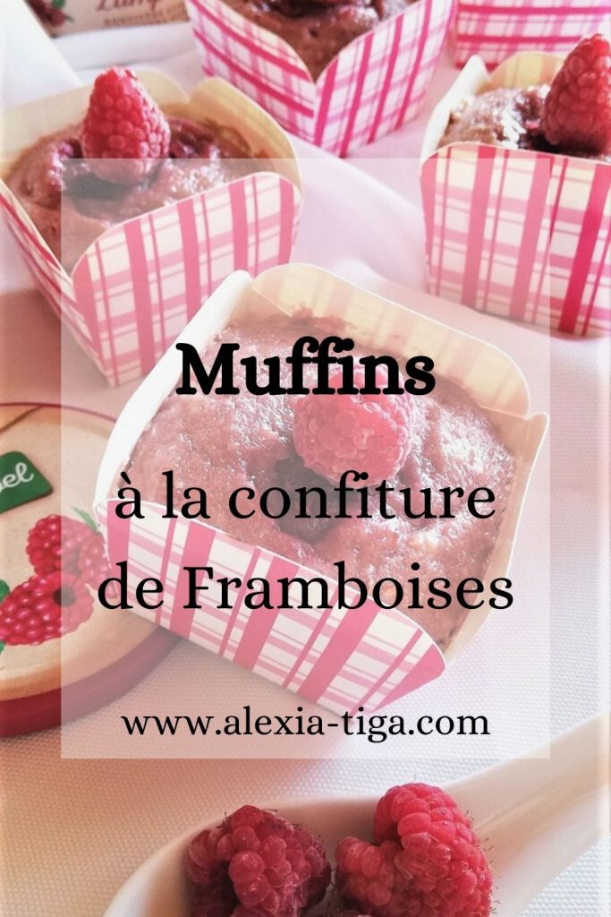 muffins à la confiture de framboises