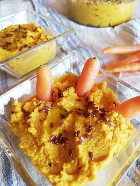 Houmous à la carotte et aux épices Recette de dip apéro