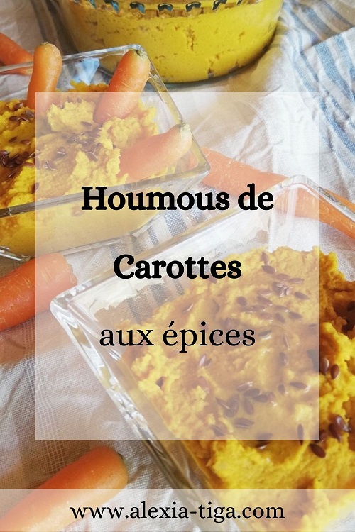 Houmous à la carotte et aux épices Recette de dip apéro