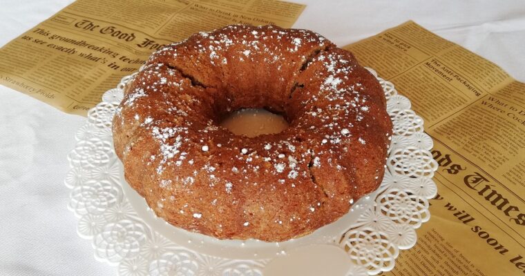 Gâteau à la farine de châtaigne Vegan