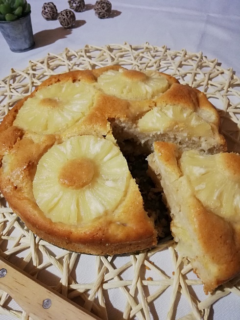 gâteau à l'ananas vegan