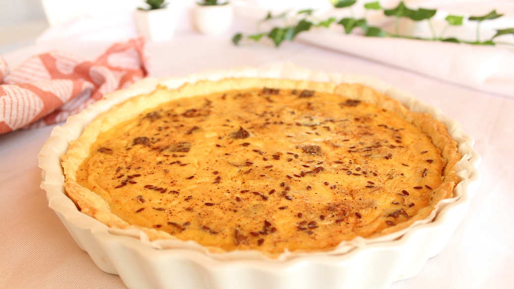 Quiche vegan au goût fumé (sans œuf)