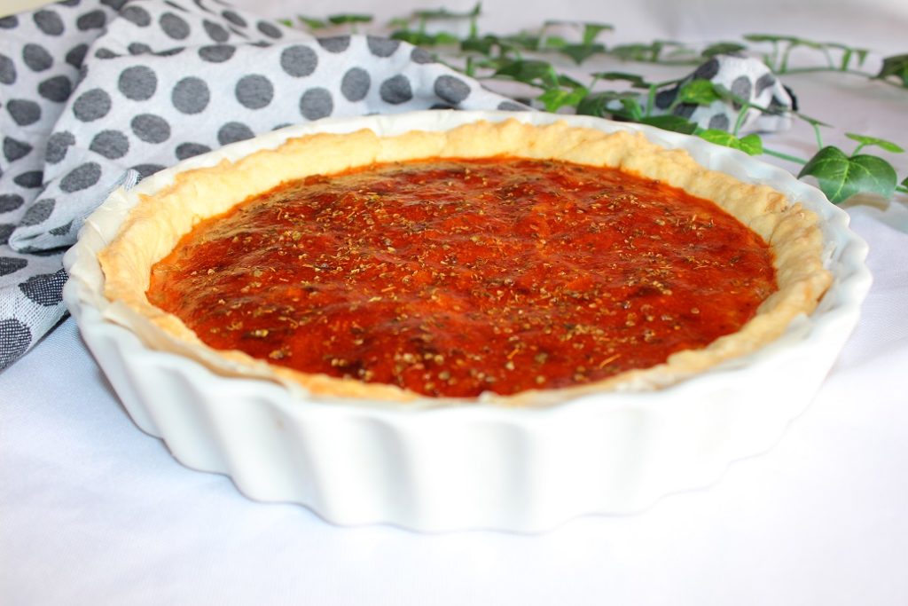 tarte au thon et à la tomate