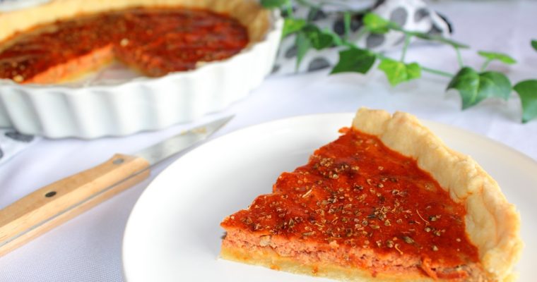 Tarte au thon et à la tomate