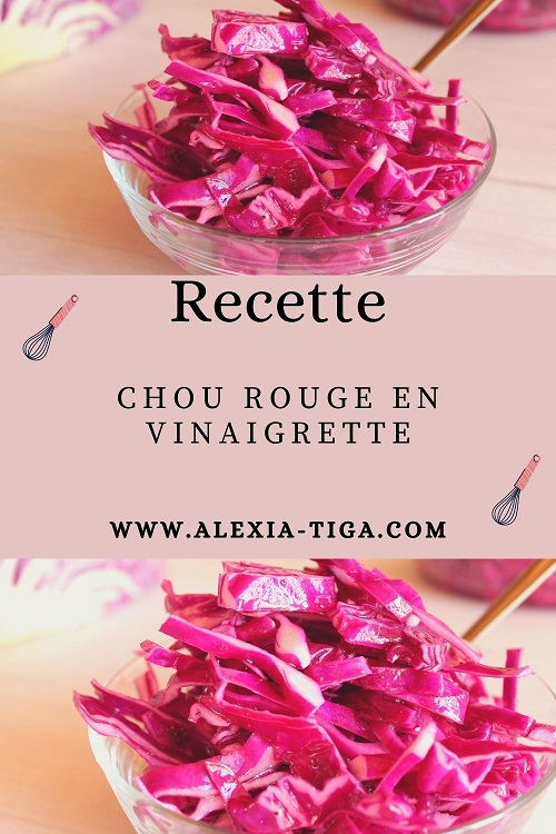 chou rouge mariné au vinaigre