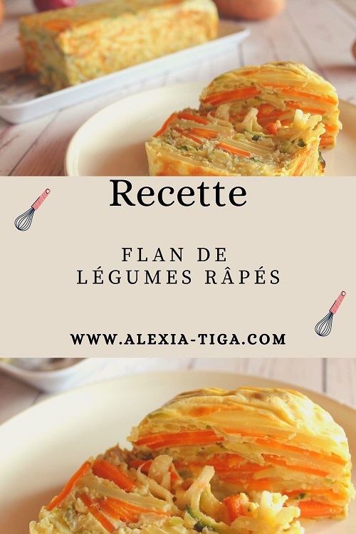 flan aux légumes râpés