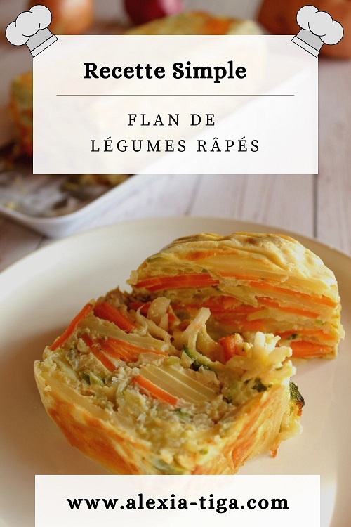 flan aux légumes râpés