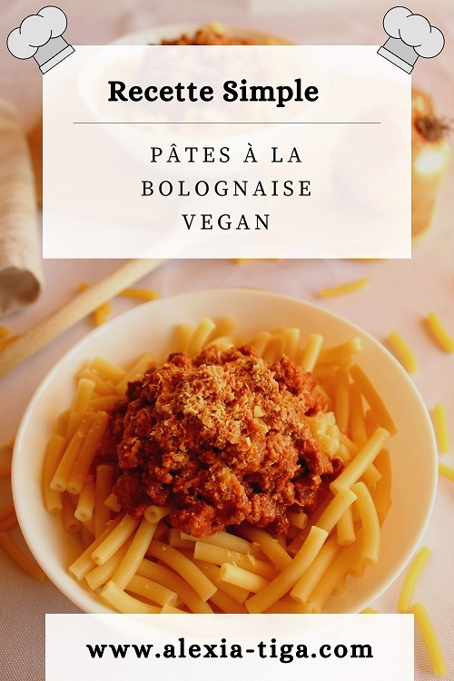 recette des pâtes à la bolognaise vegan