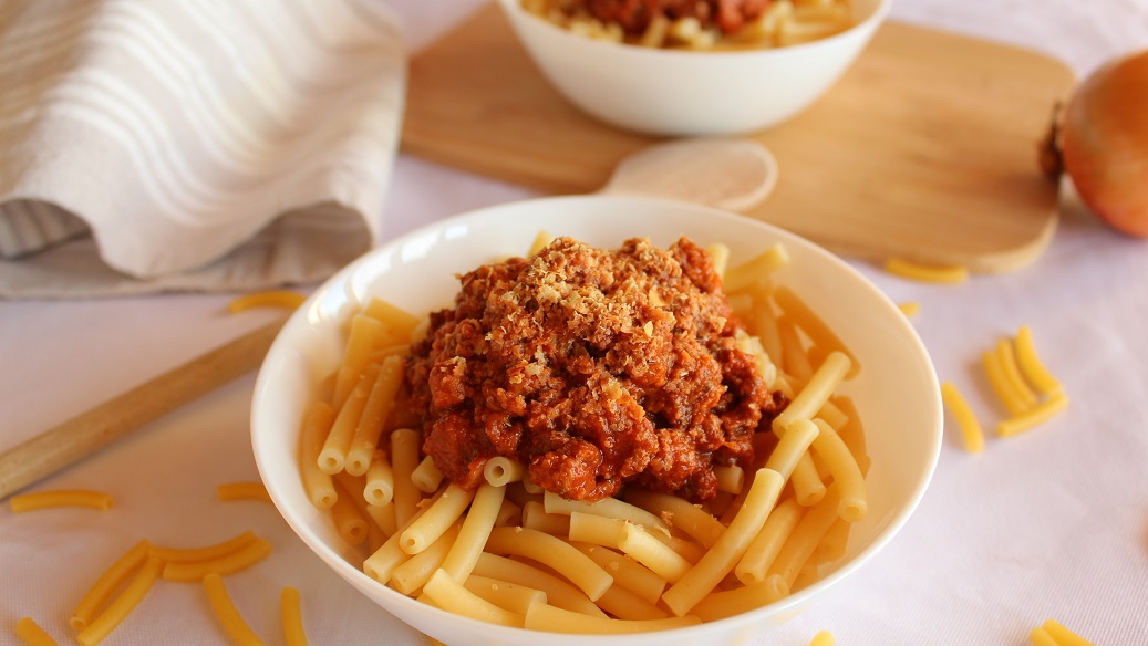 Pâtes à la bolognaise vegan