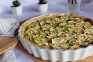 tarte aux courgettes vegan