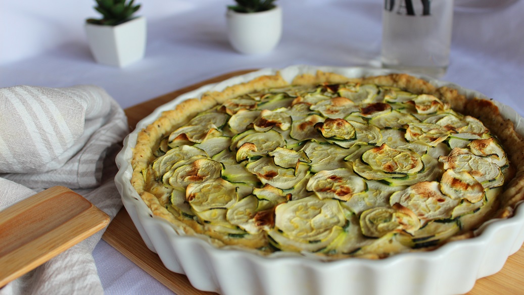 Tarte aux courgettes Vegan