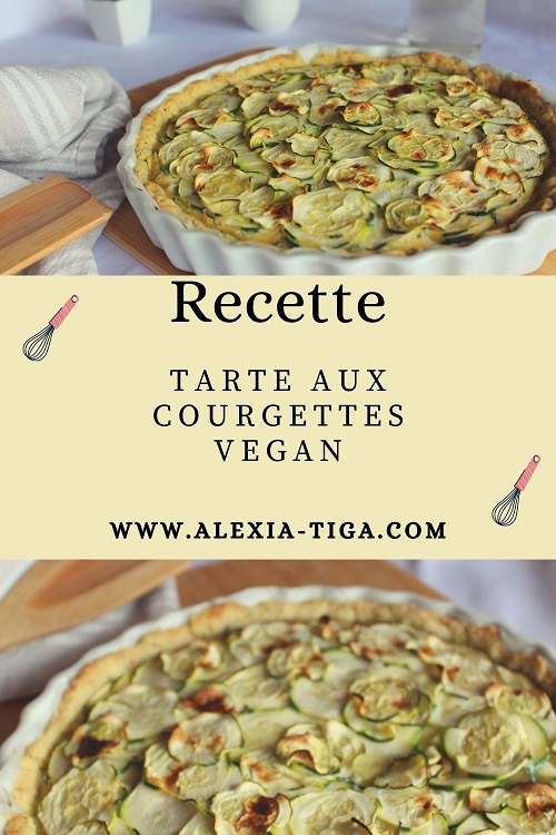 tarte aux courgettes vegan