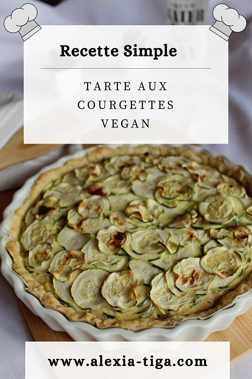 tarte aux courgettes vegan