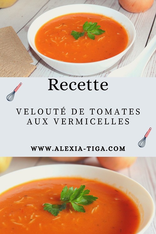 velouté de tomates aux vermicelles