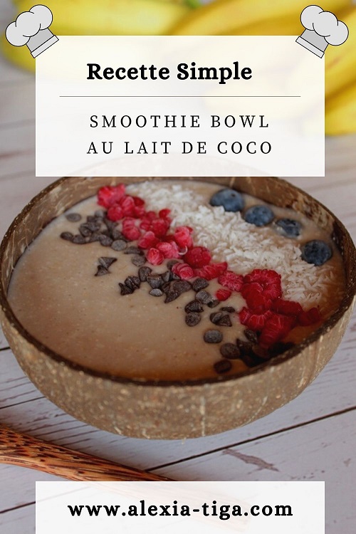 smoothie bowl au lait de coco