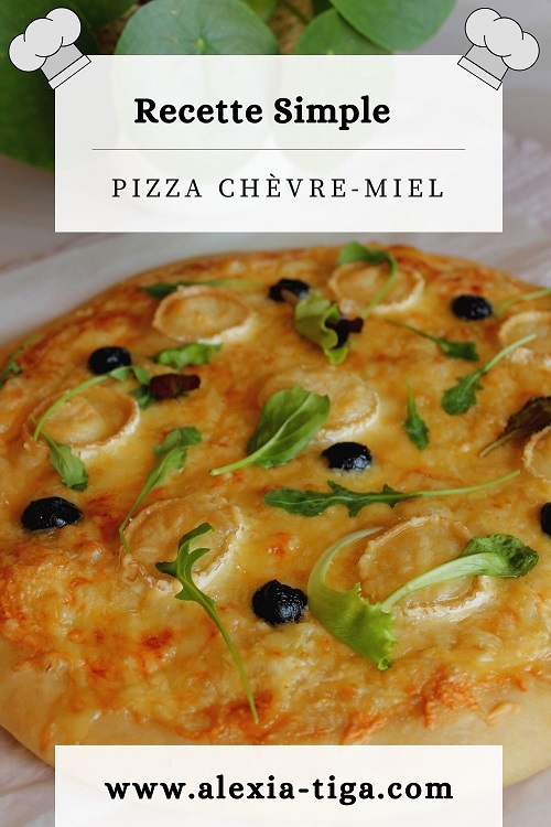 pizza chèvre et miel