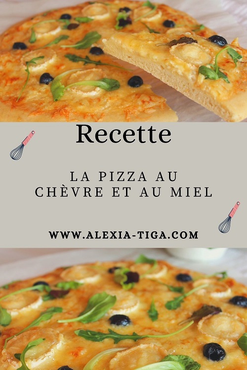 pizza chèvre et miel