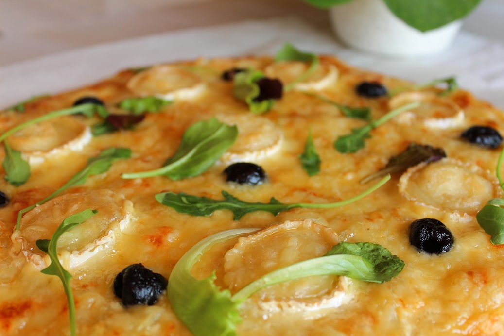 La pizza chèvre et miel — Simple et rapide — Alexia Tiga