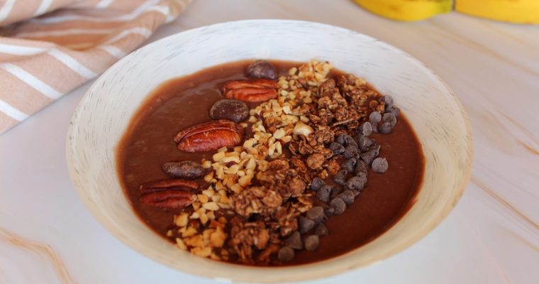 Smoothie bowl au chocolat