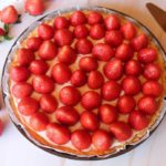 tarte aux fraises légère