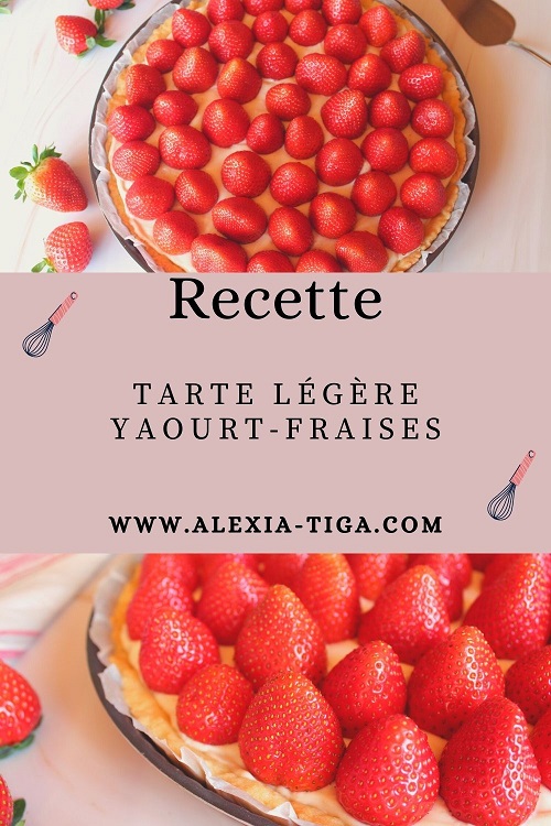 tarte aux fraises légère