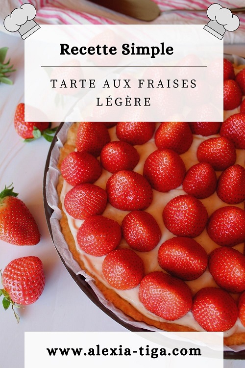 tarte aux fraises légère