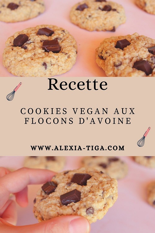 cookies vegan aux flocons d'avoine