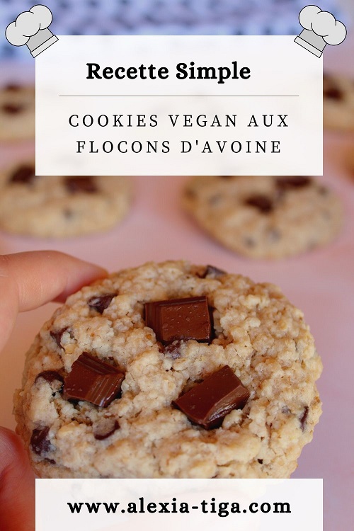 cookies vegan aux flocons d'avoine