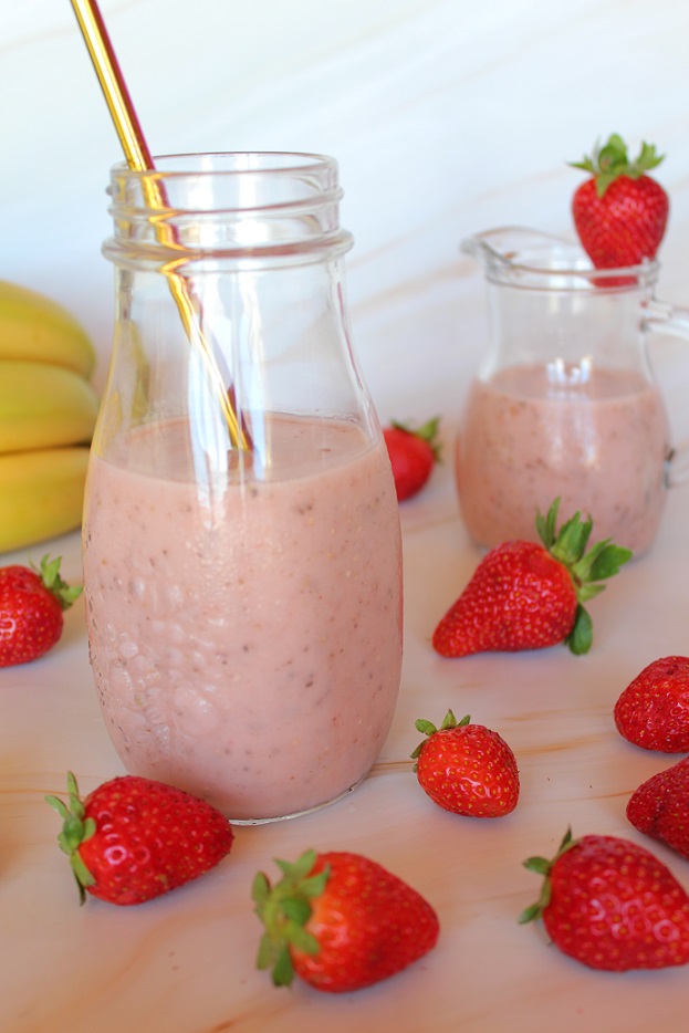 smoothie à la fraise