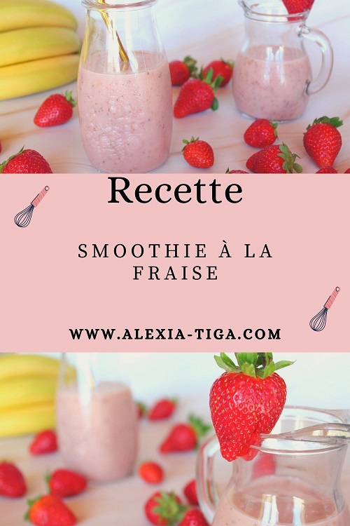 smoothie à la fraise