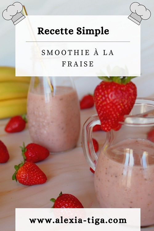 smoothie à la fraise