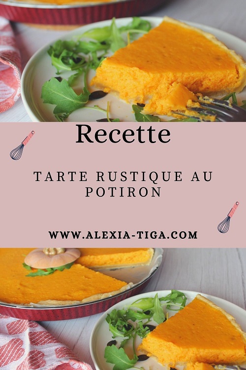 tarte rustique au potiron