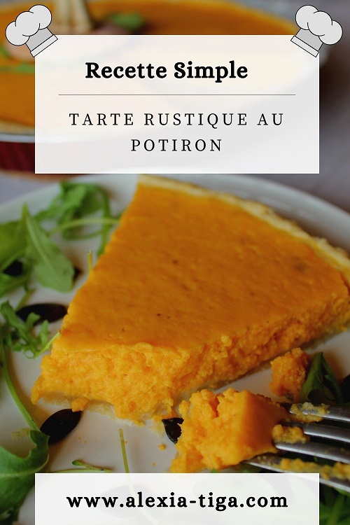 tarte rustique au potiron