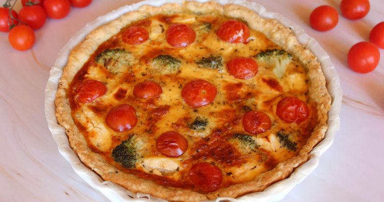 Tarte tomates brocolis et feta