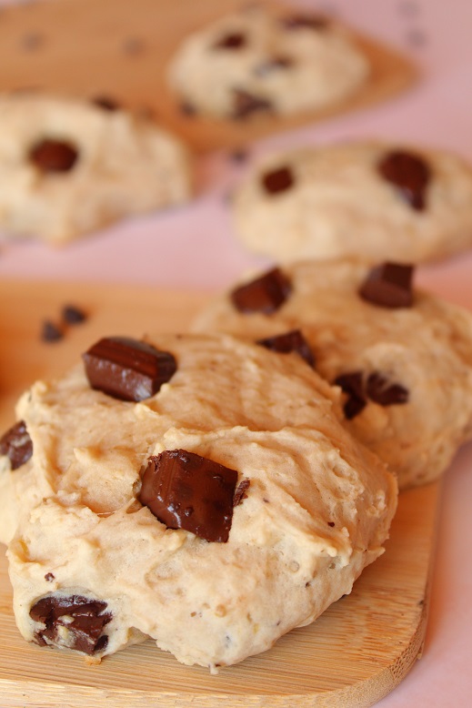 cookies à la banane et au chocolat vegan