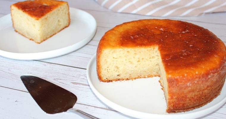 Gâteau génoise au yaourt vegan