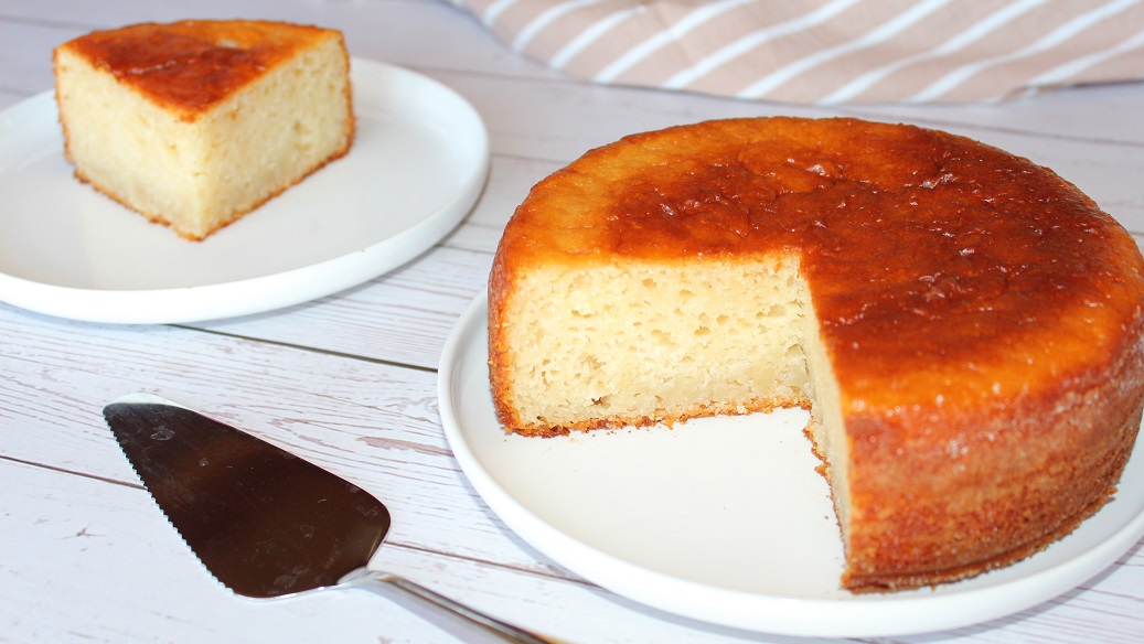 Gâteau génoise au yaourt vegan