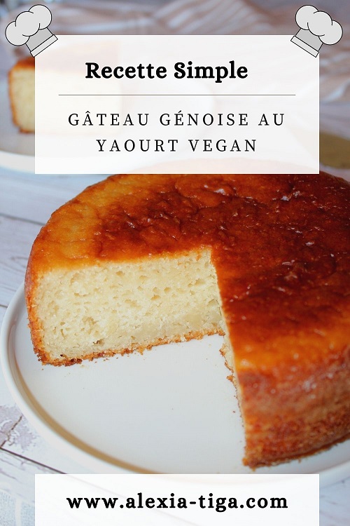 gâteau génoise au yaourt vegan