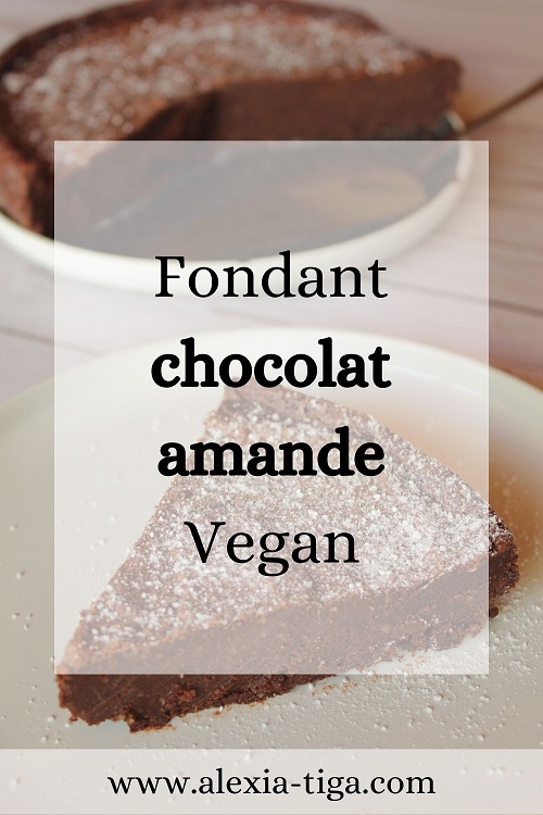 fondant chocolat et amande vegan