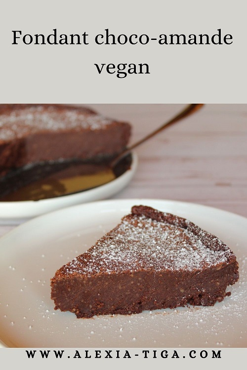 fondant chocolat et amande vegan