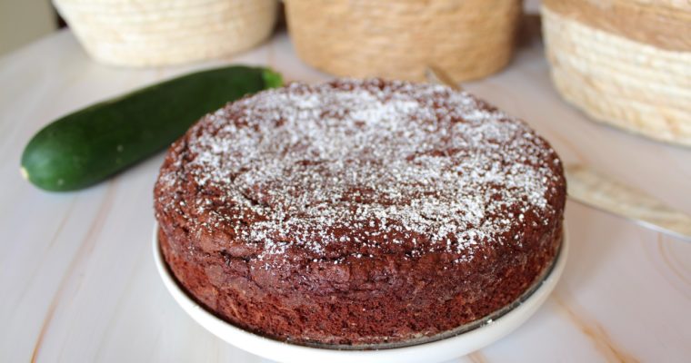 Gâteau choco-courgette Végan