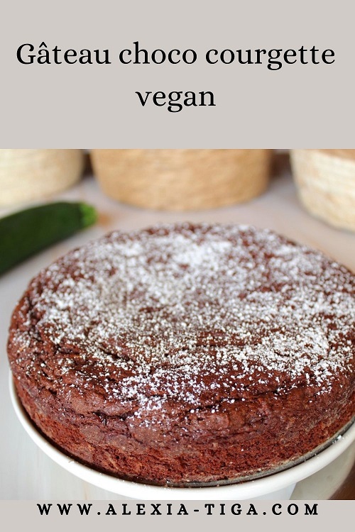 gâteau choco courgette vegan